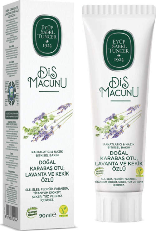 Diş Macunu 90Ml Doğal Karabaş&Lavanta.. 4 Adet