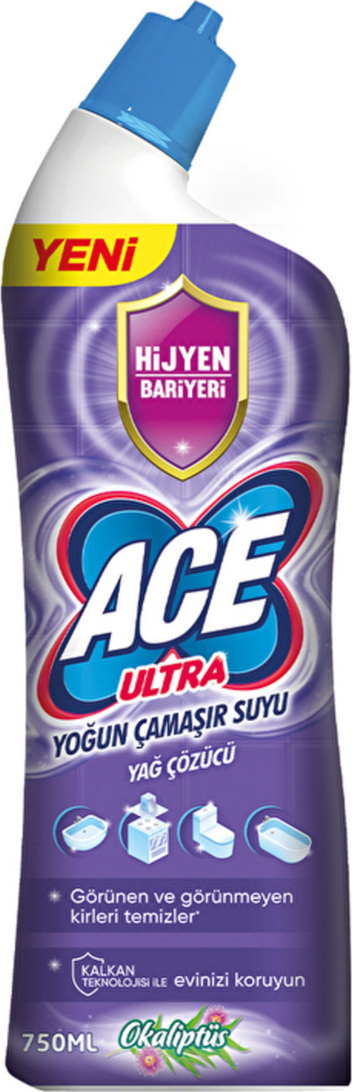 3 Adet Ultra Çamaşır Suyu Powerjel 750 Ml Çiçek Kokulu