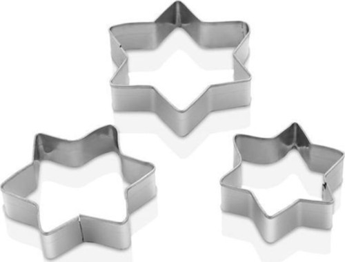 Qlux 3'Lü Metal Kurabiye Kalıbı