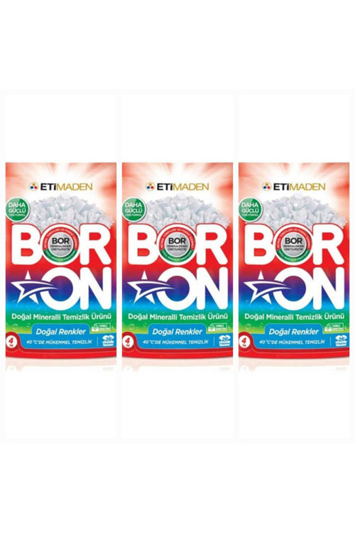 Boron Doğal Mineralli Çamaşır Deterjanı Renkliler İçin 78 Yıkama