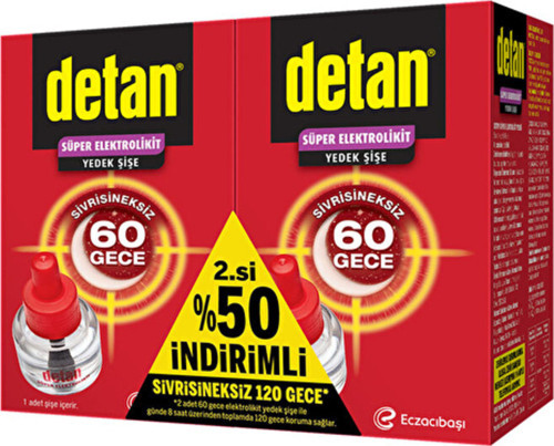 3 Adet Elektro Likit Sinekkovar Yedek 60 Gece 2.Si %50