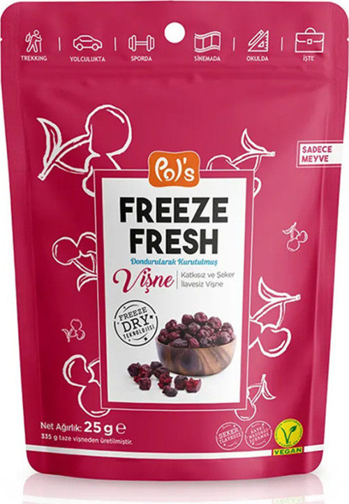 Gurme Glutensiz Freeze Fresh Vişne 25 Gr.