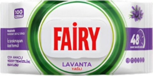 9 Adet Yuzey Tem.Havlusu 100'Lu Lavanta Yagli 1 Adet