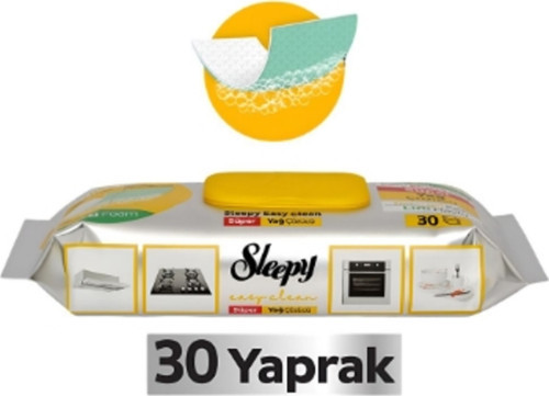 4 Adet Yüzey Temizleyici Yağ Çözücü Havlu 30'Lu 1 Adet