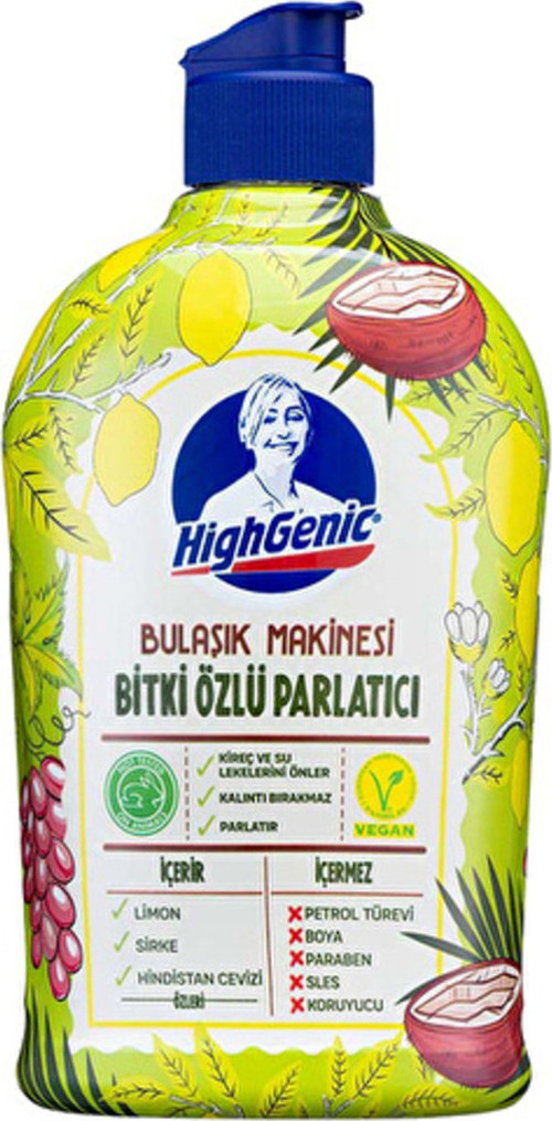 Bulaşık Makinesi Parlatıcı Bitki Özlü 500 Ml
