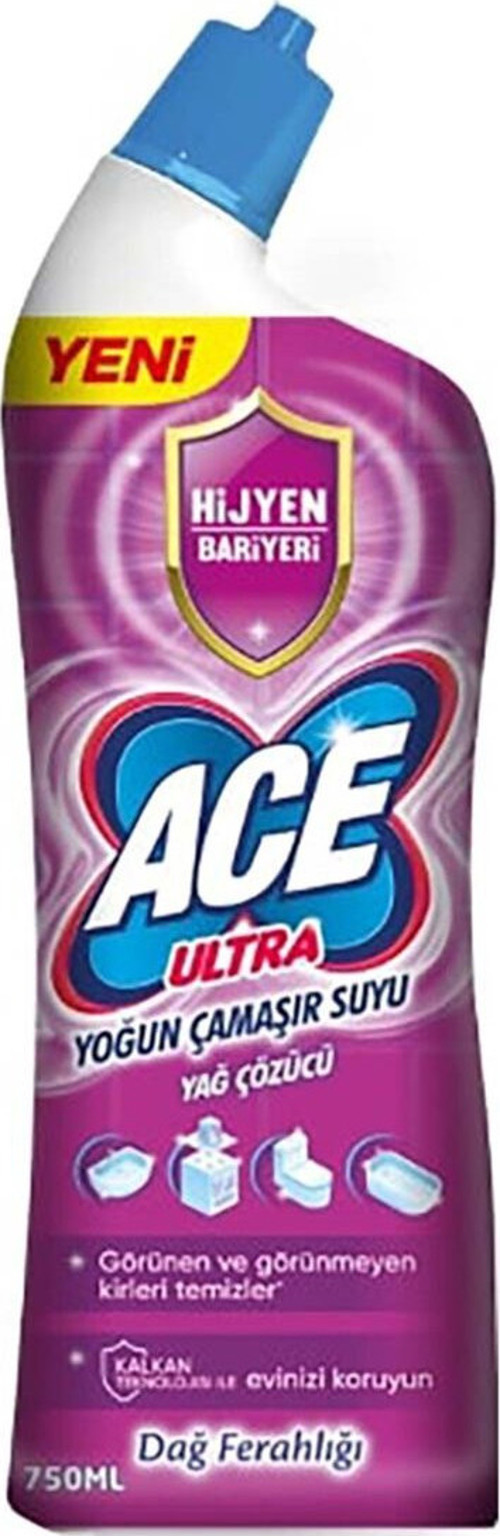 Ultra Kıvamlı Çamaşır Suyu Dağ Ferahlığı 750 Ml 3 Adet