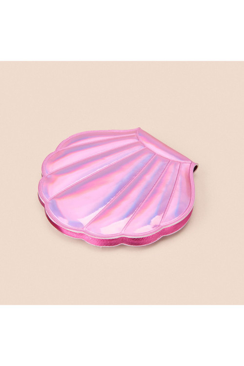 Deco İstiridye Cep Aynası - Asorti - 8X9 Cm