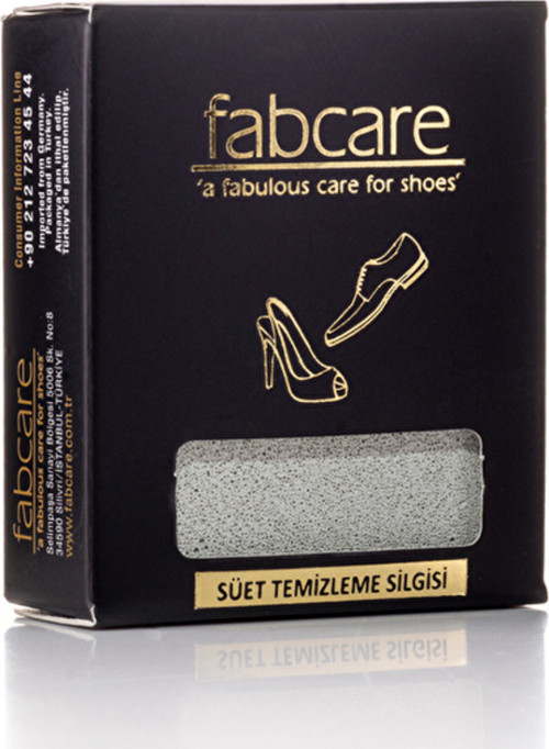 4 Adet Fabcare Suet Silgisi Gri