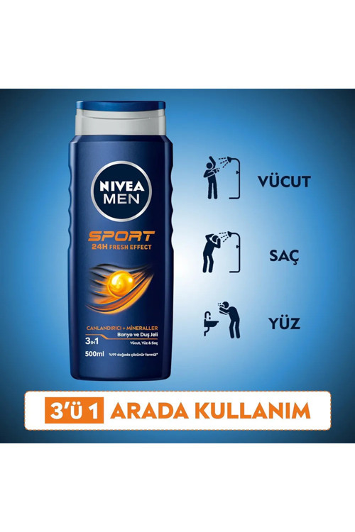 Men Support Erkek Duş Jeli 500Ml Canlandırıcı Ferahlık