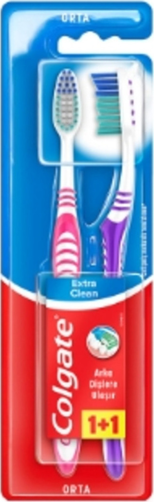Diş Fırçası Extra Clean 1+1 Med 1 Adet