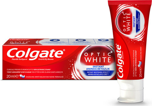 Optic White Anında Beyazlık Diş Macunu 20 Ml 2 Adet
