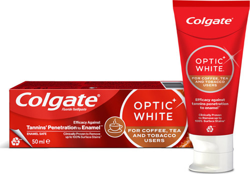 Optic White Kahve, Çay Ve Tütün Kullanıcıları İçin Diş Macunu 50 Ml 2 Adet