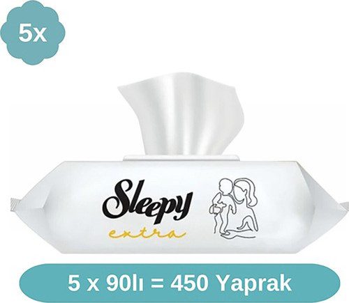 Ekstra Islak Havlu Mendil 5X90 450 Yaprak