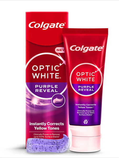 Optic White Purple Reveal Beyazlatıcı Diş Macunu 75 Ml 4 Adet
