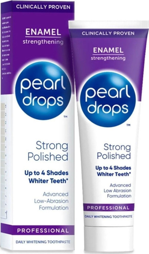 Strong Polished- Diş Minesini Güçlendiren, Güçlü Cilalı, Leke Çıkarıcı Beyazlatıcı Diş Macunu 75Ml