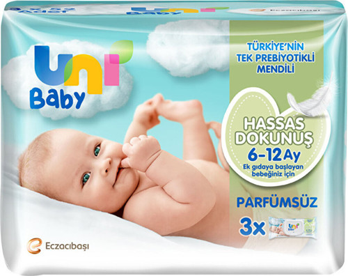 Hassas Dokunuş Bebek Islak Mendil 6-12 Ay 3X52 Adet (5 Adet)