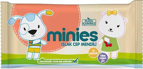 Islak Cep Mendili 15 Yaprak 2 Adet