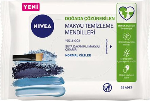 Makyaj Temizleme Mendilleri Normal Ciltler 25 Adet X 5 Adet