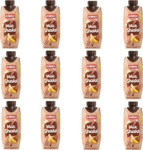 Milkshake Muz Kurabiye 310 ml - 12 Adet