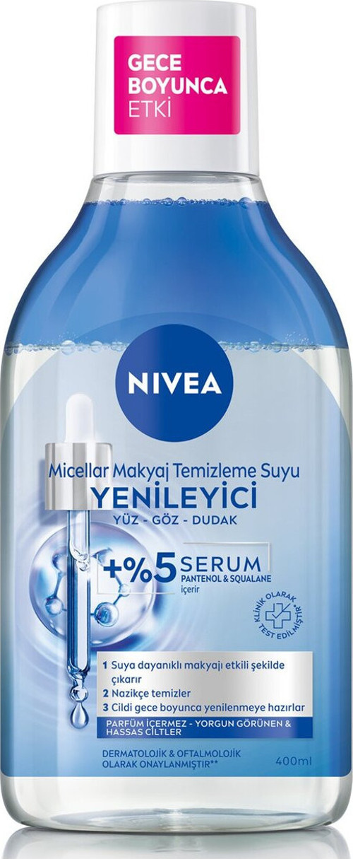Yenileyici Micellar Makyaj Temizleme Suyu 400Ml X 3 Adet