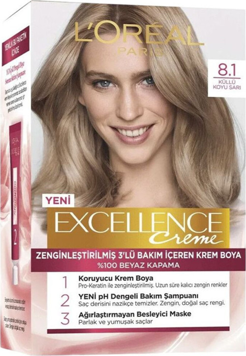 Crema Koyu Sarı Küllü 8.1 2 Adet