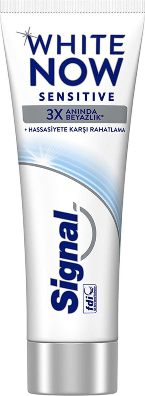 White Now Sensitive Diş Macunu 75Ml 4 Adet