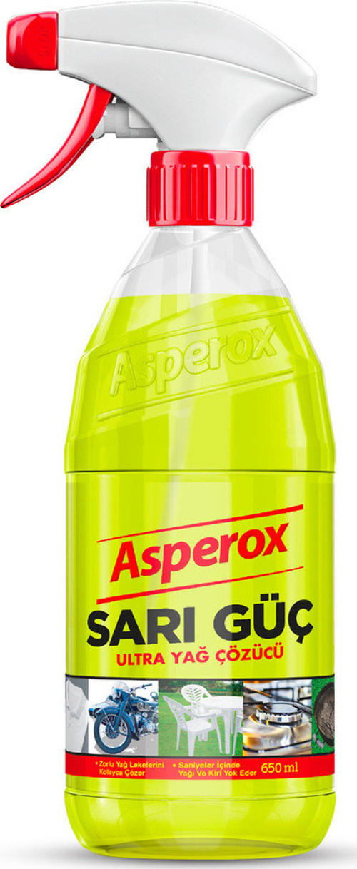 Sarı Güç Sprey 650 Ml 5 Adet
