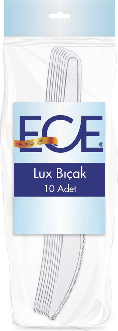 Lüks Plastik Bıçak 10'Lu 3 Adet