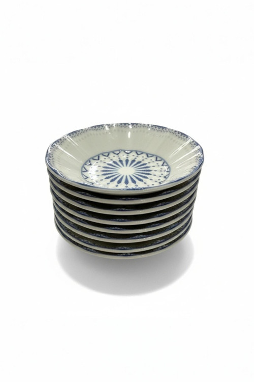 Etnik Porselen Çay Tabağı 10cm 6’lı