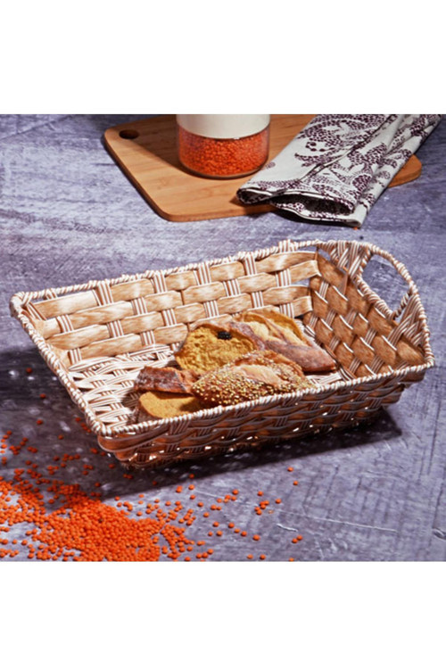 Rattan Ekmeklik Ekmek Sepeti Dikdörtgen 35*24,5*8
