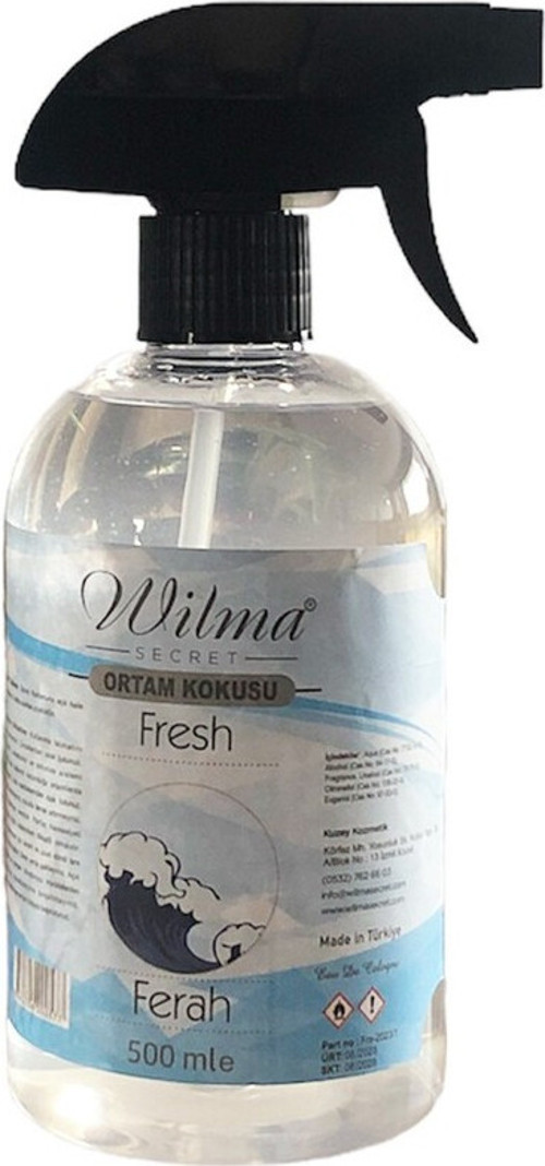 Secret Fresh Oda Kokusu Ve Çamaşır Spreyi 500Ml (4 Adet)