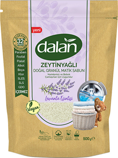 2 Adet Doğal Granül Matik Sabun Lavanta 500 G