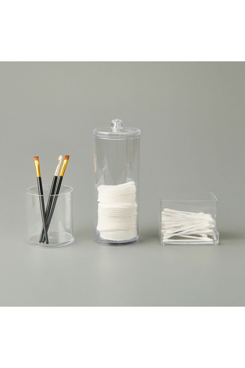 Living 3 Lü Organizer Seti - Şeffaf