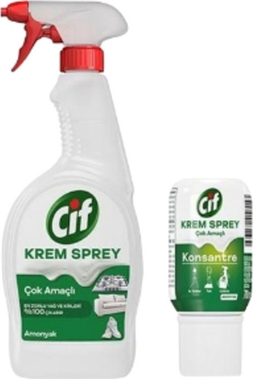 Krem Sprey 750 Ml. Amonyak + Serum 70 Ml. 3 Adet