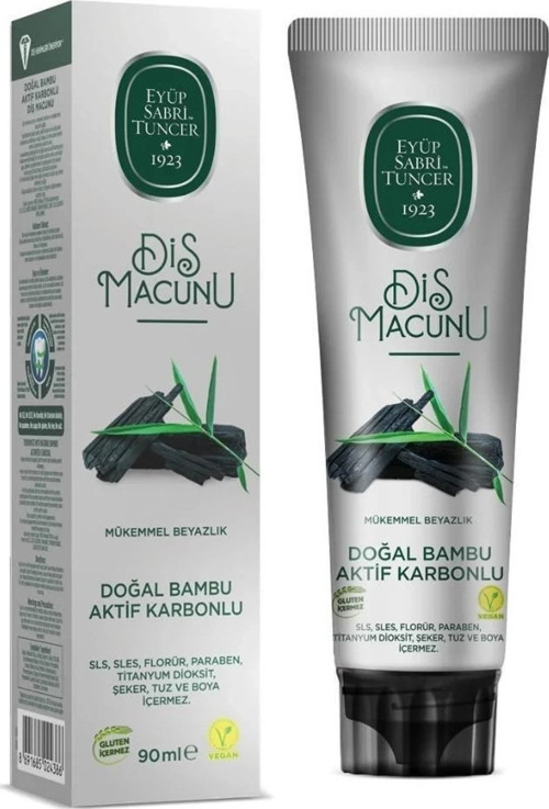 Diş Macunu 90Ml Doğal Bambu Aktif Kar.. 2 Adet