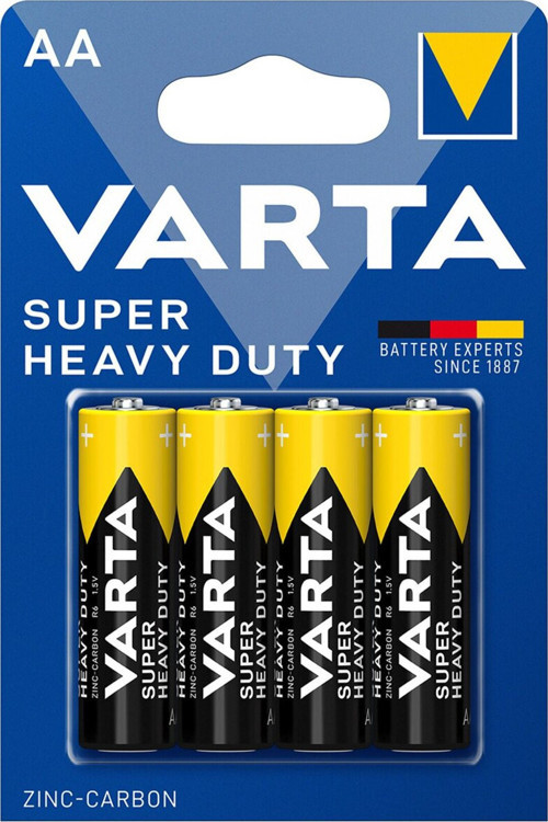 Super Heavy Duty Aa Kalem Pil 4'Lü Paket (Çinko)
