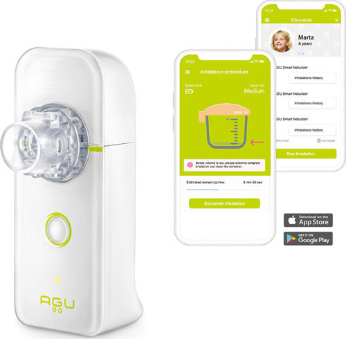Akıllı Mesh Nebulizatör -Çocuk & Bebek– Telefon Bağlantılı, Kompakt Ve Sessiz