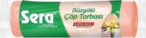 Büzgülü Çöp Torbası Orta Vanilya 15'Li 3 Adet