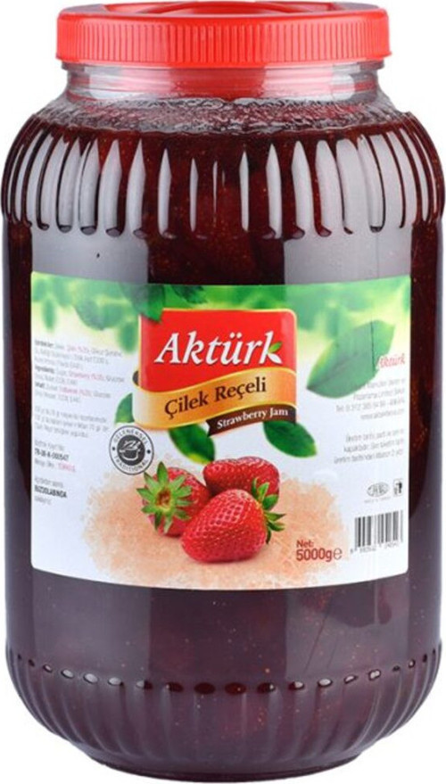 5 Adet 5Kg Çılek Reçelı