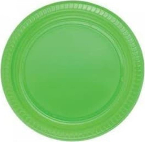 3 Adet Renkli Plastik Tabak 10 Lu