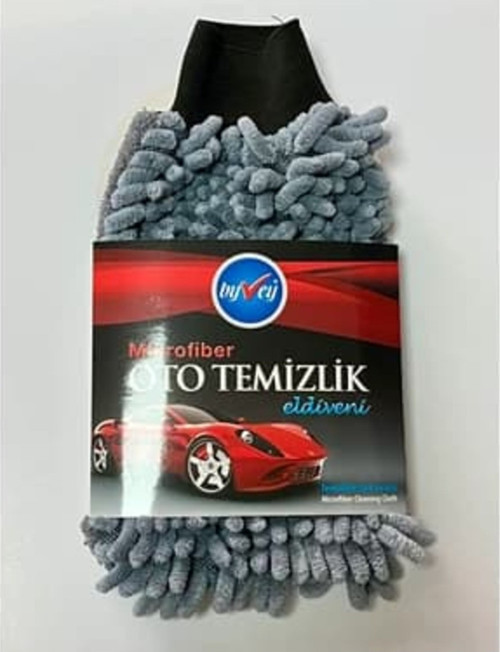 3 Adet Oto Temizlik Eldiveni Mikrofiber