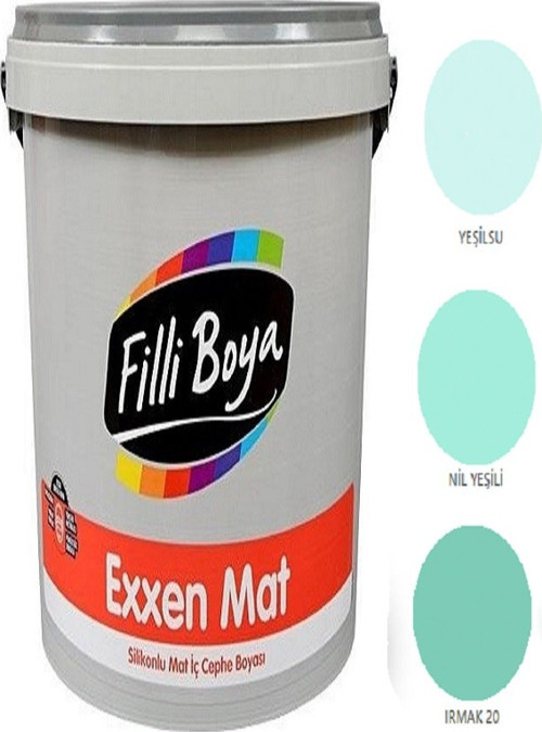 Exxen Mat Silikonlu Mat Iç Cephe Boyası 15lt (ırmak 20)