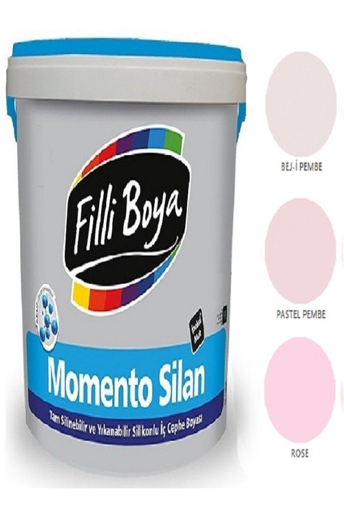 Momento Silan Tam Silinebilir Yıkanabilir Silikonlu Ipek Mat Boya 2,5lt (bej-i Pembe)
