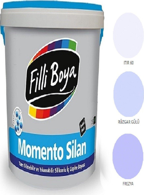 Momento Silan Tam Silinebilir Yıkanabilir Silikonlu Ipek Mat Boya 2,5lt (rüzgar Gülü)
