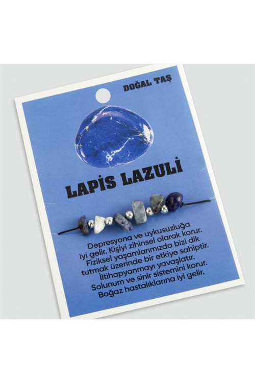 ieg™ Lapis Doğaltaşlı İp Bileklik