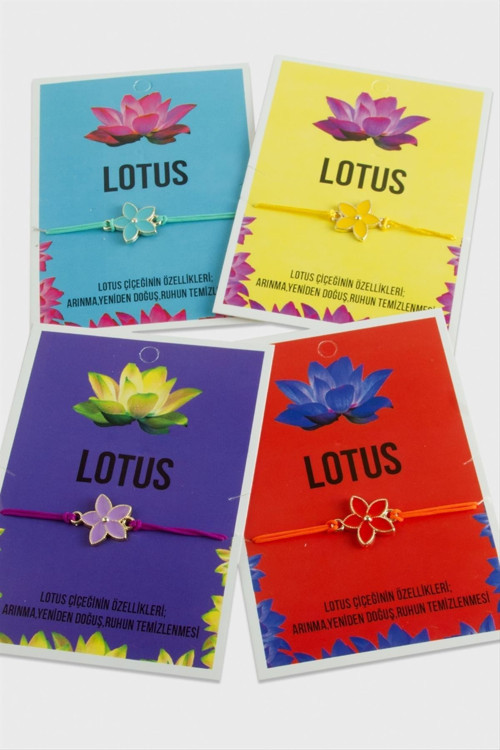 ieg™ Lotus Karakteri İp Bileklik