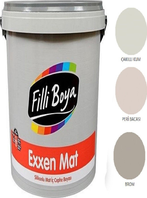 Exxen Mat Silikonlu Mat Iç Cephe Boyası 15lt Peri Bacası