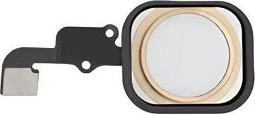 iPhone 6s Home Tuşu Flex GOLD - Lastikli Çerceveli