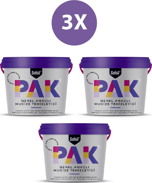 Pak Genel Amaçlı Temizleyici 500 Gr X 3