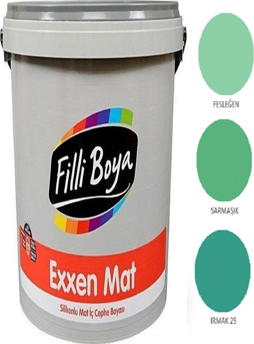 Exxen Mat Silikonlu Mat Iç Cephe Boyası 15lt (ırmak 25)